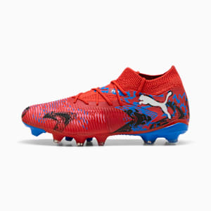 FUTURE 8 MATCH PLAYMKR Firm Ground/Artificial Ground Unisex, PUMA Red-PUMA Black-Ultra Blue-Pink Pixel, extralarge