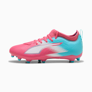 ULTRA 6 MATCH RECG FG/AG Football Boots Youth, Hero Blue-Sunset Pink-Garnet Rose, extralarge