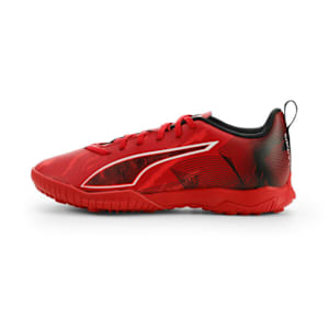 ULTRA 6 PLAY CP TT Football Boots Youth, PUMA Black-Fast Red-Fire Orchid, extralarge