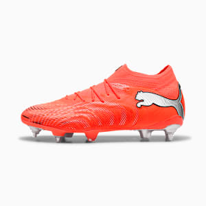 FUTURE 9 ULTIMATE MxSG Football Boots Unisex, Glowing Red-PUMA White-PUMA Black-PUMA Silver, large-GBR