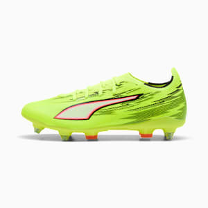 ULTRA 6 MATCH MxSG Football Boots Unisex, Yellow Alert-PUMA Black-Glowing Red-Lime Squeeze, large-GBR