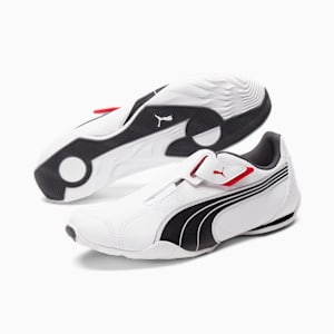 Souliers Redon Move Homme, white-black-ribbon red-puma silver-dark shadow