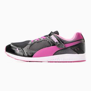 キッズ プーマ スピードモンスター V3 スニーカー 17-24cm, Puma Black-Deep Orchid