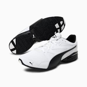 Tazon Modern Men's Running Shoes, Puma White-Puma Black
