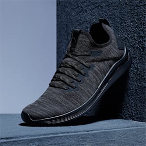 Ignite Flash evoKNIT Men's Training Shoes, Puma Black