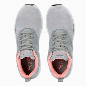 NRGY Comet Running Shoes, Quarry-Soft Fluo Peach, extralarge-IND