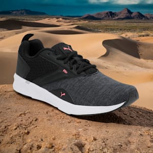 NRGY Comet Running Shoes, Puma Black-Ignite Pink, extralarge-IND