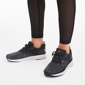 NRGY Comet Running Shoes, Puma Black-Ignite Pink, extralarge-IND