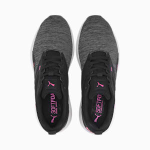 NRGY Comet Unisex Running Shoes, Puma Black-Luminous Pink, extralarge-IND