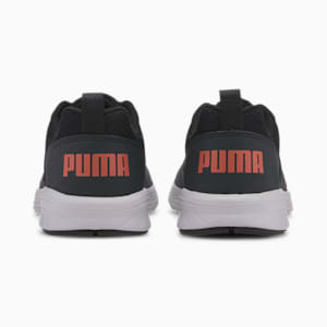 NRGY Comet Youth Running Shoes, Puma Black-Paprika-Puma White