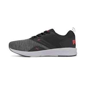NRGY Comet Youth Running Shoes, Puma Black-Paprika-Puma White