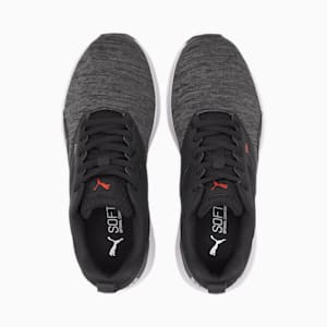 NRGY Comet Youth Running Shoes, Puma Black-Paprika-Puma White