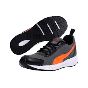 Proton Running Shoe, QUIETSHADE-VibrantOrange-Blk