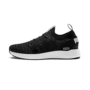 NRGY Neko Engineer Knit Men's Running Shoes, Puma Black-Iron Gate, extralarge-IND