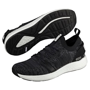 NRGY Neko Engineer Knit Men's Running Shoes, Puma Black-Iron Gate, extralarge-IND