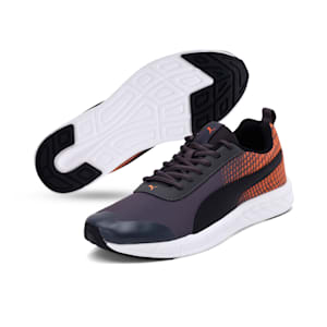 Supernal NU 2 Men's Running Shoe, Asphalt-Orange Pop-Puma Black-Puma White