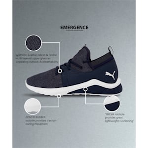 Emergence Men's Running Shoes, Peacoat-Puma White, extralarge-IND