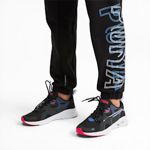 Hybrid Fuego Women's Running Shoes, Puma Black-Blue Glimmer-Nrgy Rose, extralarge-IND