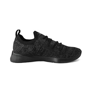 Flyer Runner Engineered Knit Men's Running Shoes, Puma Black-Asphalt