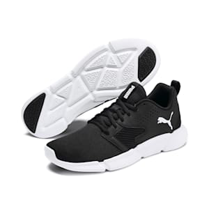 INTERFLEX Modern Unisex Sneakers, Puma Black-Puma White, extralarge-IND