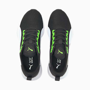 Flyer Runner Youth Shoes, Green Flash-Puma White-Puma Black, extralarge-IND