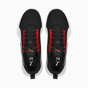 Flyer Runner Youth Shoes, Puma Black-Puma White-Puma Red, extralarge-IND