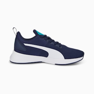 Flyer Runner Youth Shoes, Peacoat-Puma White-Deep Aqua, extralarge-IND