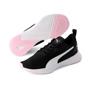 キッズ フライヤー ランナー JR スニーカー 22-25cm, PUMA Black-Pearl Pink
