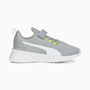 Flyer Runner V SoftFoam Kids' Shoes, Cool Mid Gray-PUMA White, extralarge-IND