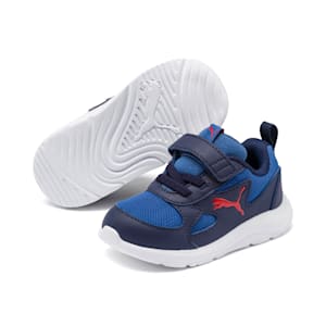 Fun Racer Toddler Shoes, Bright Cobalt-High Risk Red