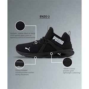 Enzo 2 Men's Running Shoes, Puma Black-Puma White