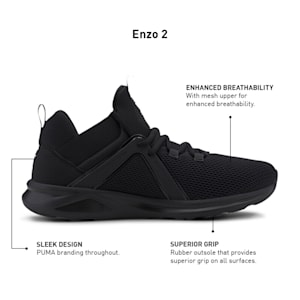 Enzo 2 Men's Running Shoes, Puma Black-Puma White