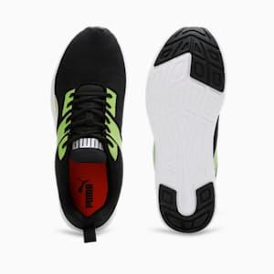 Meteor NU Men’s Running Shoes, Puma Black-Limepunch