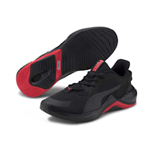 Hybrid NX Ozone Running Shoes, Puma Black-High Risk Red, extralarge-IND