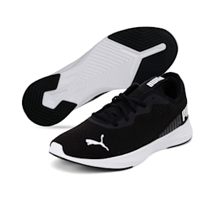Hustle XT Men's Running Shoes, Puma Black-Puma White