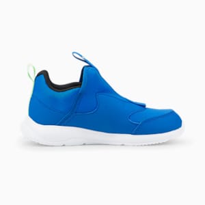 Fun Racer Slip On Kids' Sneakers, Victoria Blue-Paradise Green