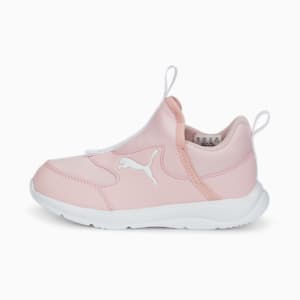 Fun Racer Slip On Kids' Sneakers, Almond Blossom-Puma White, extralarge-IND