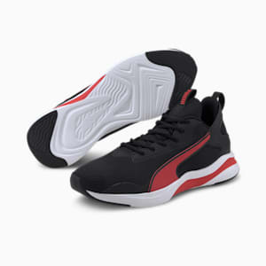 Softride Rift Men's Walking Shoes, Puma Black-High Risk Red