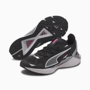 UltraRide ProFoam Women's Running Shoes, Puma Black-Metallic Silver