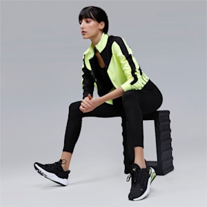 LQDCELL Method Women's Training Shoes, Puma Black-Fizzy Yellow-Luminous Pink
