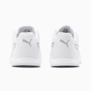 Ella Lace Up Women's Shoes, Puma White-Puma Silver, extralarge