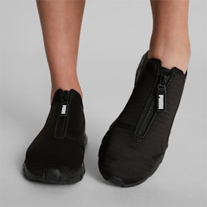 Weave Zip Women's Training Shoes, Puma Black-Puma Black