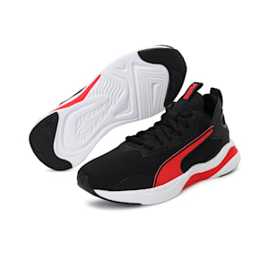 SOFTRIDE Rift Kid's Shoes, Puma Black-High Risk Red