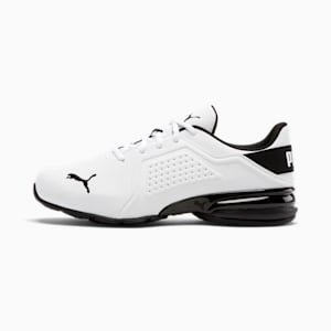 Viz Runner Wide Men's Shoes, Puma White-Puma Black, extralarge