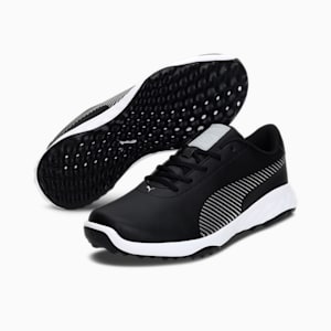 Grip Fusion Pro Men's Golf Shoes, Puma Black-Puma Silver