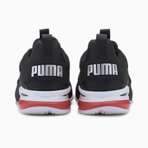Axelion Mesh Youth Shoes, Puma Black-Puma Silver-High Risk Red, extralarge-GBR
