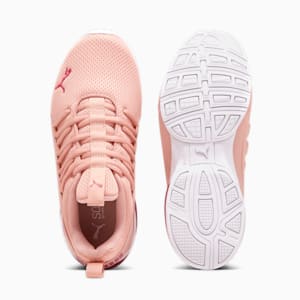 Axelion Mesh Sneakers Big Kids, Poppy Pink-PUMA White-Pinktastic, extralarge