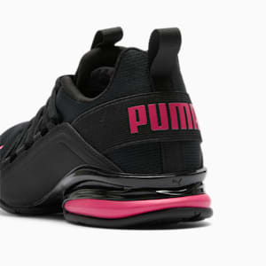 Axelion Mesh Sneakers Big Kids, PUMA Black-Garnet Rose, extralarge