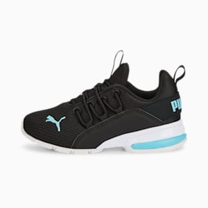 Axelion Mesh Kids' Shoes, PUMA Black-Hero Blue-Puma White, extralarge-GBR