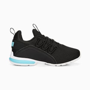 Axelion Mesh Kids' Shoes, PUMA Black-Hero Blue-Puma White, extralarge-GBR
